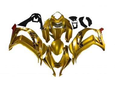 2016-2020 Kawasaki ZX10R Motorcycle Fairing - Gold Black UK