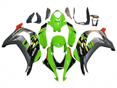 2016-2020 Kawasaki ZX10R Motorcycle Fairings - Green Red Grey UK