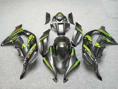 2016-2020 Kawasaki ZX10R Motorcycle Fairings - Matte Black Green UK