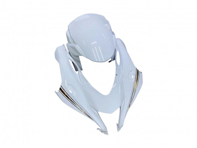 2016-2020 Kawasaki ZX10R Motorcycle Fairings - White Gold Black UK