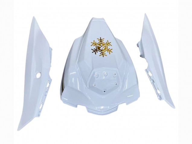 2016-2020 Kawasaki ZX10R Motorcycle Fairings - White Gold Black UK