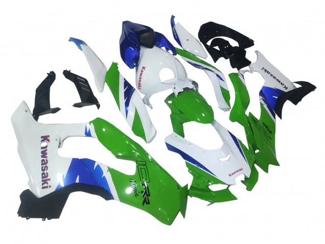 2021-2025 Kawasaki ZX10R Motorcycle Fairings - White Green Blue Black UK