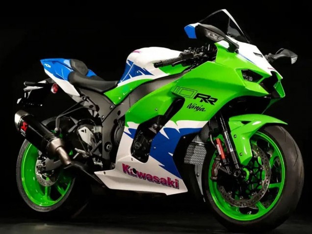 2021-2025 Kawasaki ZX10R Motorcycle Fairings - White Green Blue Black UK