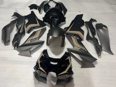 2021-2025 Kawasaki ZX10R Motorcycle Fairings - Matte Black Glossy Black Brown UK