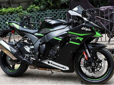 2021-2025 Kawasaki ZX10R Motorcycle Fairings - Black Green White UK