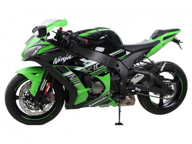 2021-2025 Kawasaki ZX10R Motorcycle Fairings - Green Black Silver UK