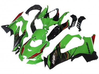 2021-2025 Kawasaki ZX10R Motorcycle Fairings - Green Black Red UK