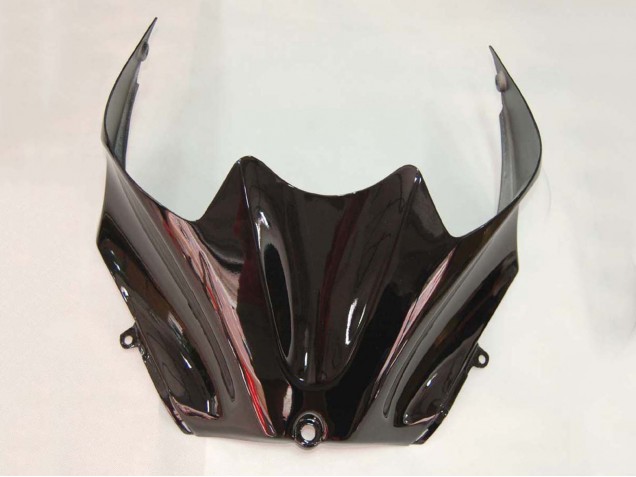 2006-2011 Kawasaki ZX14R ZZR1400 Motorcycle Fairing - Glossy Black Green Flame UK