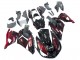2006-2011 Kawasaki ZX14R ZZR1400 Motorcycle Fairing Kits - Glossy Black Red Flame UK