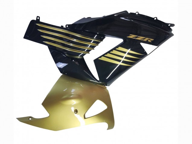 2006-2011 Kawasaki ZX14R ZZR1400 Motorcycle Fairings - Gold Black UK