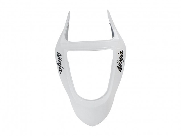 2003-2004 Kawasaki ZX6R Motorcycle Fairings - White Black Decals UK
