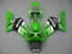 2003-2004 Kawasaki ZX6R Motorcycle Fairings - Green White Black Elf Bridgestone UK