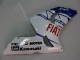 2003-2004 Kawasaki ZX6R Motorcycle Fairings - White Blue Red Fiat UK