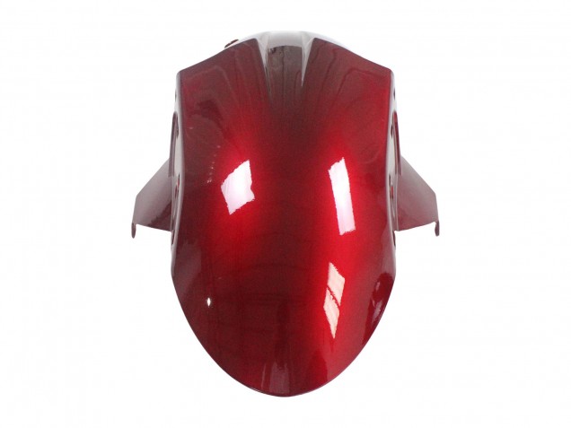 2005-2006 Kawasaki ZX6R Motorcycle Fairing - Red Glossy Black UK