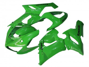 2005-2006 Kawasaki ZX6R Motorcycle Fairings - Green UK
