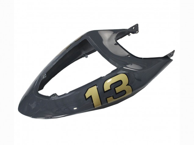 2005-2006 Kawasaki ZX6R Motorcycle Fairings - Dark Grey Black UK