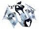 2003-2004 Suzuki GSXR 1000 Motorcycle Fairings - White Black Gold Motul Lucky Strike UK