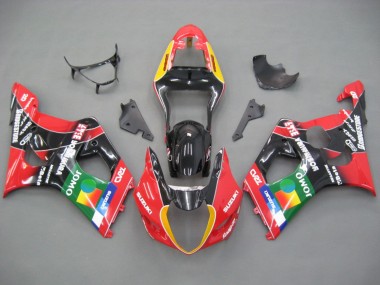 2003-2004 Suzuki GSXR 1000 Motorcycle Fairings - Red Yellow Blue Green Black JOMO UK