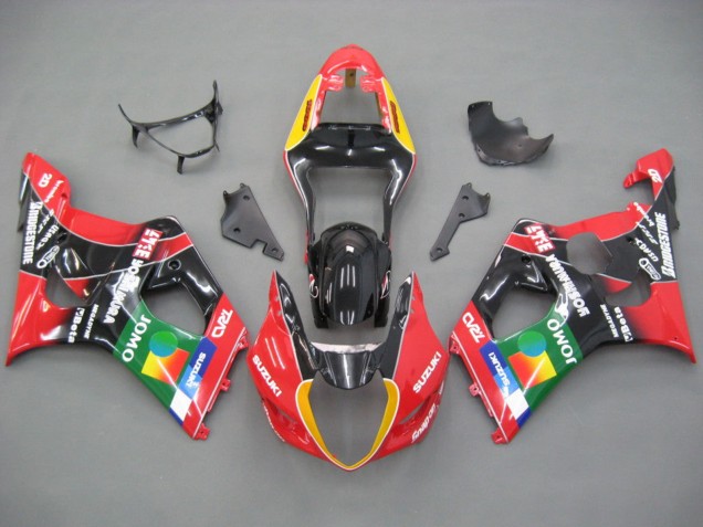 2003-2004 Suzuki GSXR 1000 Motorcycle Fairings - Red Yellow Blue Green Black JOMO UK