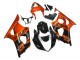 2003-2004 Suzuki GSXR 1000 Motorcycle Fairing - Burnt Orange Glossy Black UK