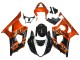 2003-2004 Suzuki GSXR 1000 Motorcycle Fairing - Burnt Orange Glossy Black UK
