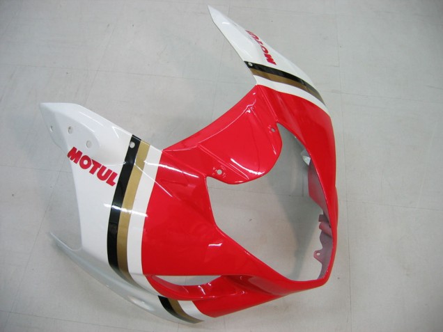 2003-2004 Suzuki GSXR 1000 Motorcycle Fairings - White Red Motul Lucky Strike UK