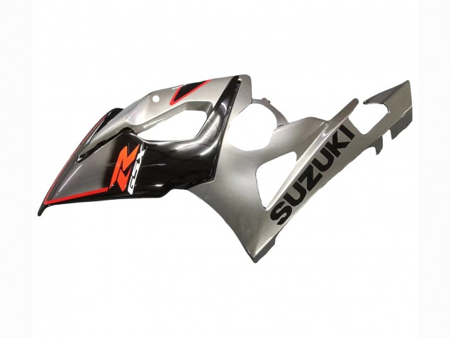 2005-2006 Suzuki GSXR 1000 Motorcycle Fairing - Silver Black Red UK