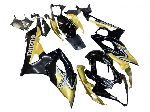 2005-2006 Suzuki GSXR 1000 Motorcycle Fairings - Black Gold UK