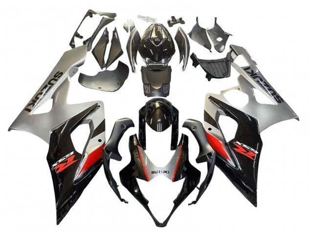 2005-2006 Suzuki GSXR 1000 Motorcycle Fairing - Black Grey Red UK
