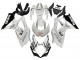 2007-2008 Suzuki GSXR 1000 Motorcycle Fairings - White Black Alstare Corona Motul UK