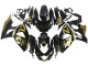 2009-2016 Suzuki GSXR 1000 Motorcycle Fairings - Glossy Black Gold UK