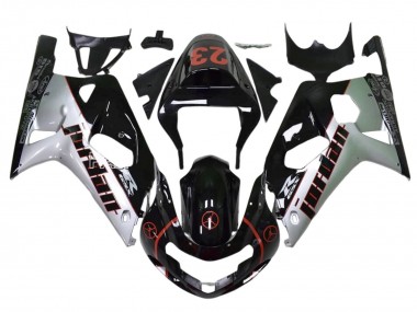 2009-2016 Suzuki GSXR 1000 Motorcycle Fairings - Glossy Black White Red Jordan 23 UK
