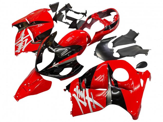 1996-2007 Suzuki GSXR 1300 Hayabusa Motorcycle Fairings - Red Black Hayabusa UK