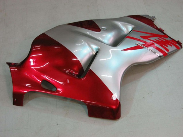 1996-2007 Suzuki GSXR 1300 Hayabusa Motorcycle Fairings - Silver Red Hayabusa UK