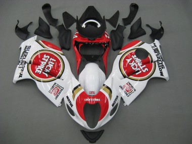 1996-2007 Suzuki GSXR 1300 Hayabusa Motorcycle Fairings - White Red Motul UK