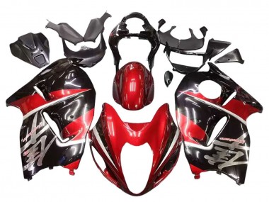 1996-2007 Suzuki GSXR 1300 Hayabusa Motorcycle Fairings - Red Glossy Black Hayabusa UK
