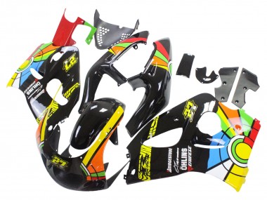1996-2000 Suzuki GSXR 600 / GSXR 750 Motorcycle Fairings - Black Multicolor 27 UK