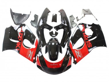 1996-2000 Suzuki GSXR 600 / GSXR 750 Motorcycle Fairings - Black Red UK