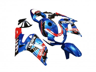 2001-2003 Suzuki GSXR 600 / GSXR 750 Motorcycle Fairings - Blue Red Racing UK