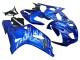 2001-2003 Suzuki GSXR 600 / GSXR 750 Motorcycle Fairings - Blue with White Flame UK