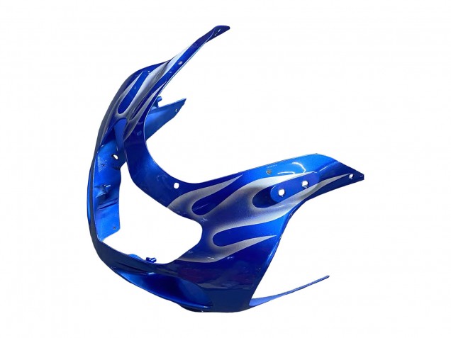 2001-2003 Suzuki GSXR 600 / GSXR 750 Motorcycle Fairings - Blue with White Flame UK