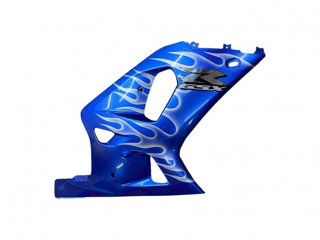 2001-2003 Suzuki GSXR 600 / GSXR 750 Motorcycle Fairings - Blue with White Flame UK