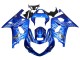 2001-2003 Suzuki GSXR 600 / GSXR 750 Motorcycle Fairings - Blue with White Flame UK