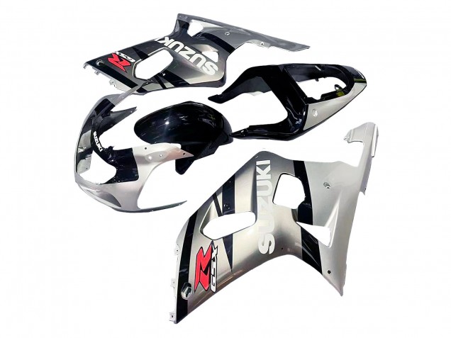 2001-2003 Suzuki GSXR 600 / GSXR 750 Motorcycle Fairing - Silver Glossy Black Red UK