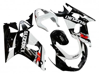 2001-2003 Suzuki GSXR 600 / GSXR 750 Motorcycle Fairings - White Glossy Black Red UK