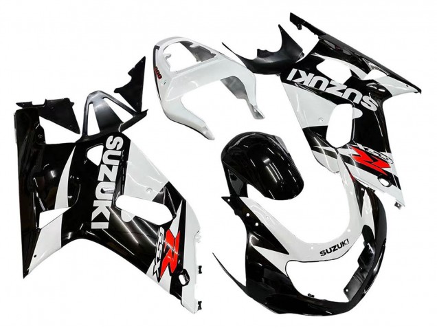 2001-2003 Suzuki GSXR 600 / GSXR 750 Motorcycle Fairings - White Glossy Black Red UK