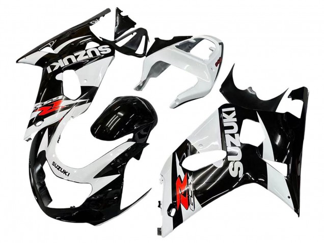 2001-2003 Suzuki GSXR 600 / GSXR 750 Motorcycle Fairings - White Glossy Black Red UK