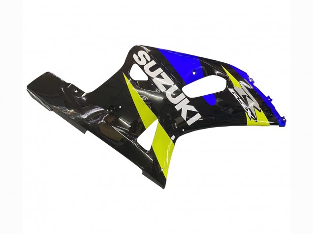 2001-2003 Suzuki GSXR 600 / GSXR 750 Motorcycle Fairings - Blue Yellow Glossy Black UK