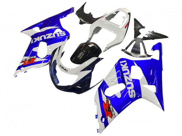 2001-2003 Suzuki GSXR 600 / GSXR 750 Motorcycle Fairing - White Blue Glossy Black Red UK