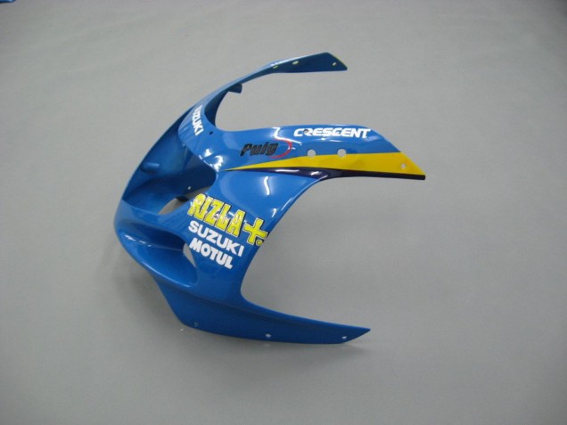 2001-2003 Suzuki GSXR 600 / GSXR 750 Motorcycle Fairings - Blue Yellow Black Motul Rizla UK